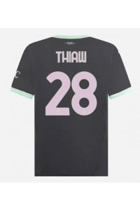 AC Milan Malick Thiaw #28 Voetbaltruitje 3e tenue 2024-25 Korte Mouw